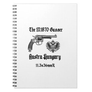 Cuaderno Revólver Gasser Austria WI M1870