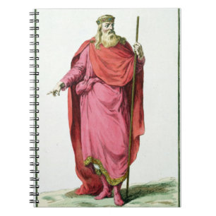 Cuaderno Rey de Clovis I (481-511) de las cartas francas de