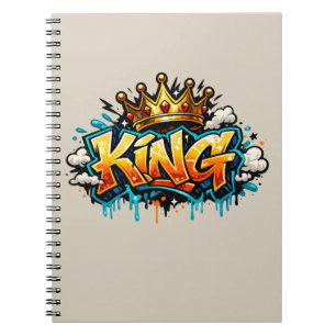 Cuaderno Rey de la Calle Graffiti Coronado