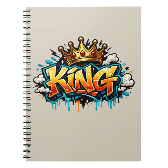 Cuaderno Rey de la Calle Graffiti Coronado (Frente)