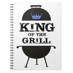 Cuaderno Rey Del Grill, Corona Azul Negra