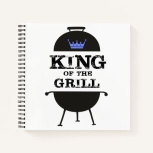 Cuaderno Rey Del Grill, Corona Azul Negra