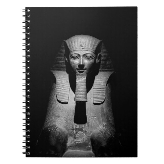 Cuaderno Rey faraón blanco y negro (Frente)