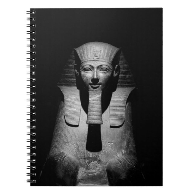 Cuaderno Rey faraón blanco y negro (Frente)