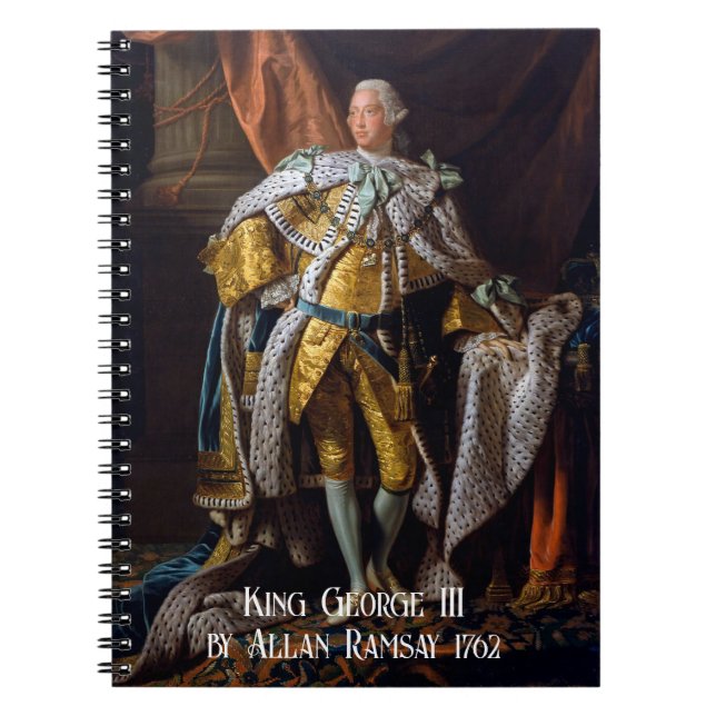 Cuaderno Rey Jorge III por Allan Ramsay 1762 (Frente)