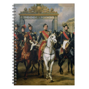 Cuaderno Rey Louis-Felipe (1773-1850) de Francia y la suya