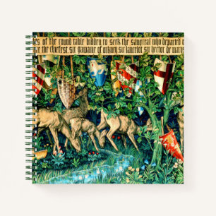Cuaderno Rey Medieval Arthur William Morris