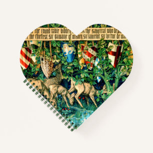 Cuaderno Rey Medieval Arthur William Morris