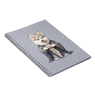 Cuaderno Rey sacerdote Perro Husky Siberiano