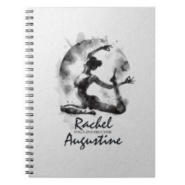 Cuaderno Reyes de yoga de color de agua Reiki de una punta 