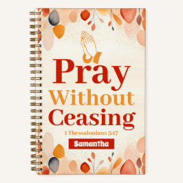 Cuaderno Rezar sin cesar el Boho Christian Journal