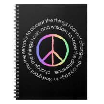 Rezo de serenidad Diario de notas Vida Sobria