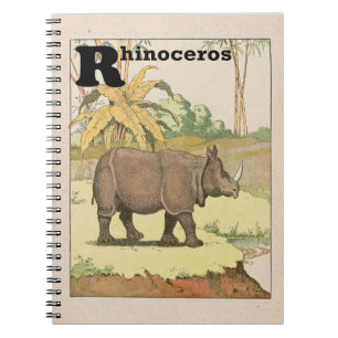 Cuaderno Rhinoceros Jungle Animals