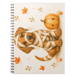 Cuaderno Rhodesian Ridegback Momia Halloween