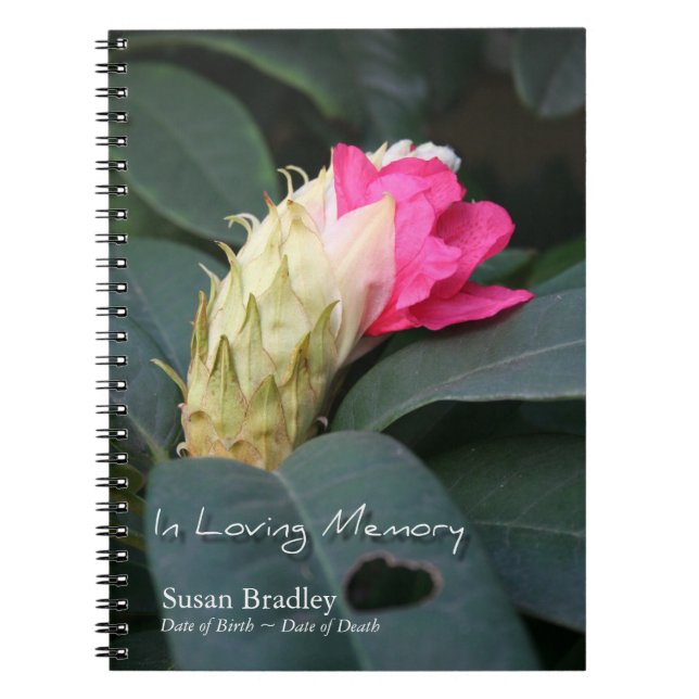 Cuaderno Rhododendron 2 Celebración del Libro de Invitados (Frente)