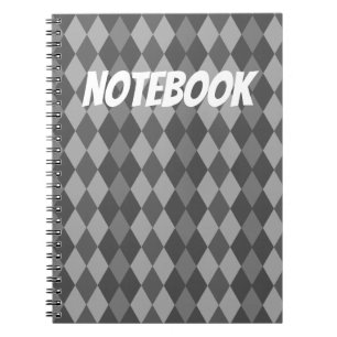 Cuaderno Rhombus blanco y negro