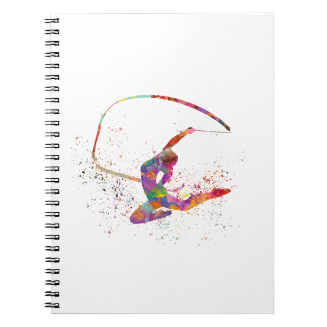 Cuaderno Rhythmic gymnastics in watercolor (Frente)