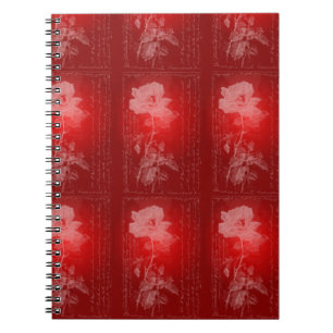 Cuaderno Rich Red Rose Notebook