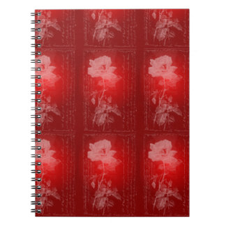 Cuaderno Rich Red Rose Notebook