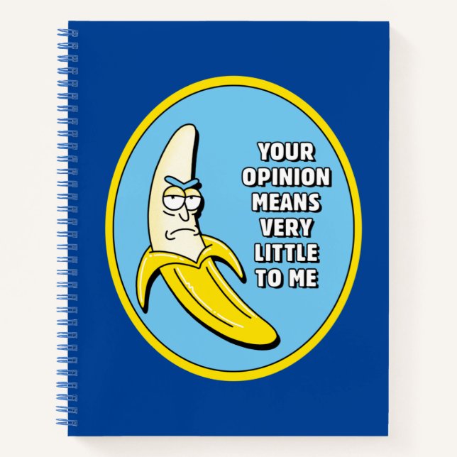 Cuaderno RICK AND MORTY™ | Banana Rick Badge (Anverso)