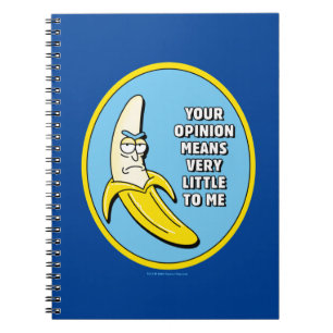 Cuaderno RICK AND MORTY™   Banana Rick Badge