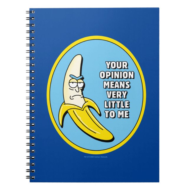 Cuaderno RICK AND MORTY™ | Banana Rick Badge (Frente)