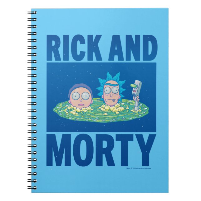 Cuaderno RICK AND MORTY™ | Buscar por el portal (Frente)