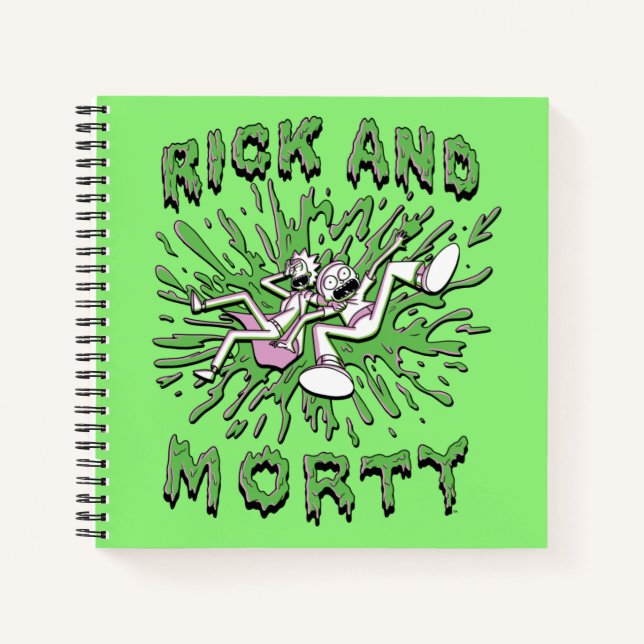 Cuaderno RICK AND MORTY™ | Caer En El Ácido Vat (Anverso)
