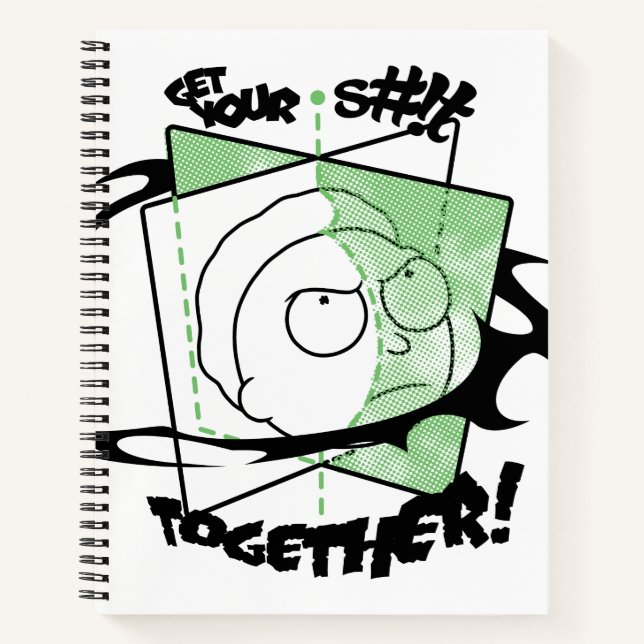 Cuaderno RICK AND MORTY™ | ¡Consigue tu S#!t Juntos! (Anverso)