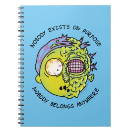 Cuaderno RICK AND MORTY™ | Cotización estilizada de Morty F