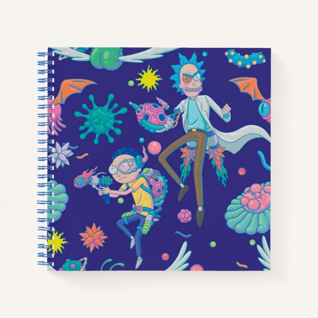 Cuaderno RICK AND MORTY™ | Entre El Patrón De Células Infec (Anverso)