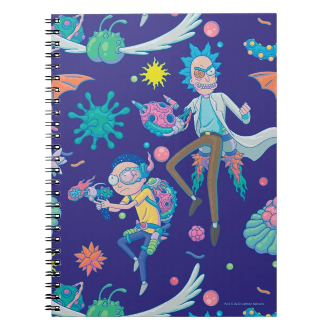 Cuaderno RICK AND MORTY™ | Entre El Patrón De Células Infec (Frente)
