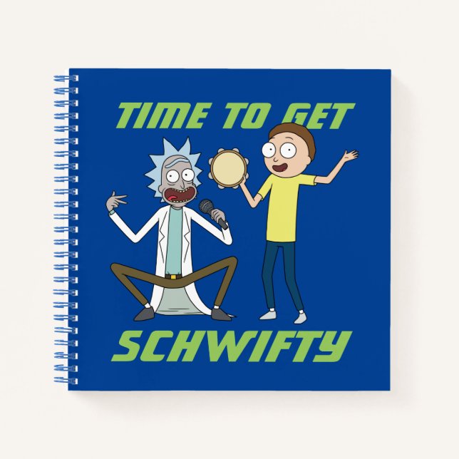 Cuaderno RICK AND MORTY™ | Hora De Obtener Schwifty (Anverso)