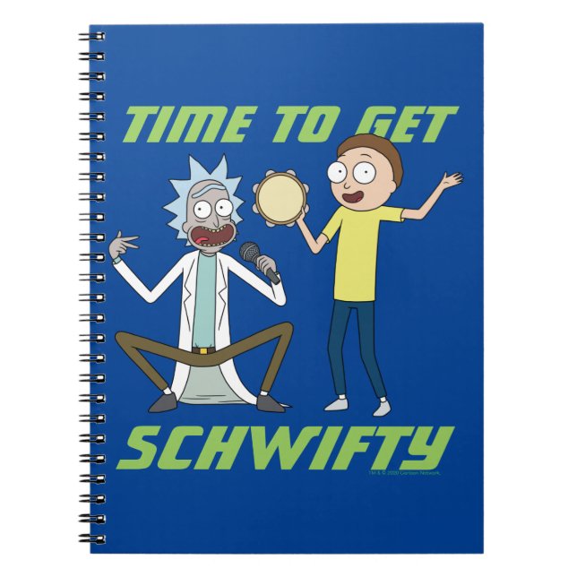 Cuaderno RICK AND MORTY™ | Hora De Obtener Schwifty (Frente)