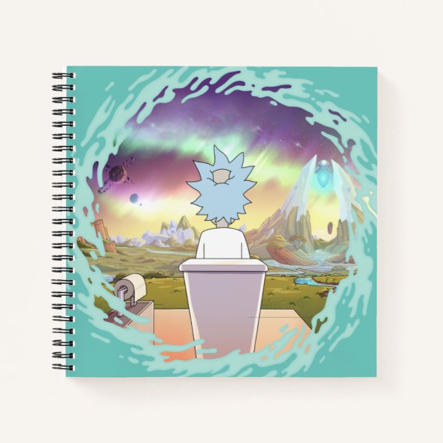 Cuaderno RICK AND MORTY™ | Lugar privado de Rick (Anverso)