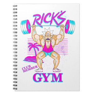 Cuaderno RICK AND MORTY™   Miembro del Club Gimnasio de Ric