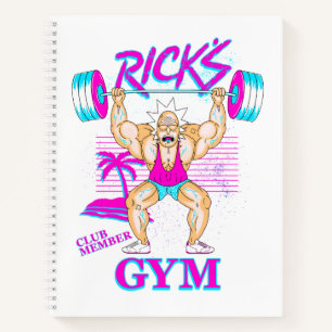 Cuaderno RICK AND MORTY™   Miembro del Club Gimnasio de Ric