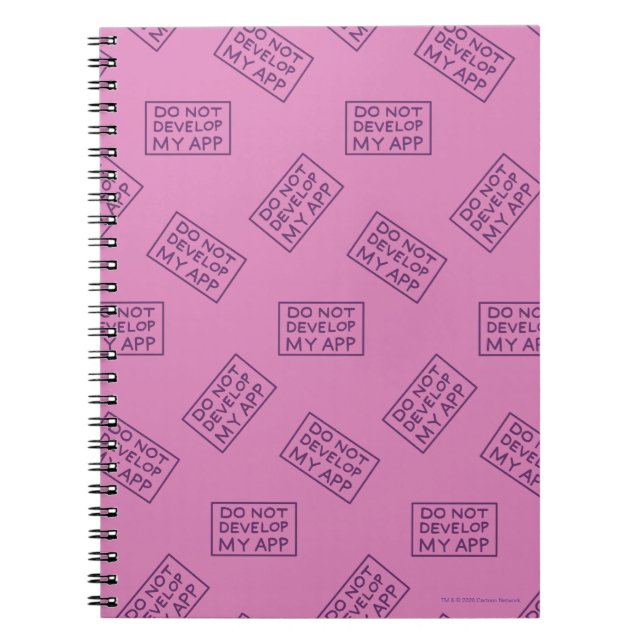 CUADERNO RICK AND MORTY™ | NO DESARROLLAR MI APLICACIÓN (Frente)