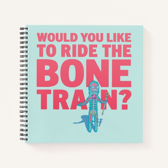 Cuaderno RICK AND MORTY™ | Parque de la Anatomía - Tren óse (Anverso)