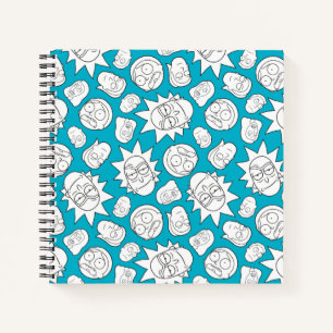 Cuaderno RICK AND MORTY™   Patrón de cabeza de familia S