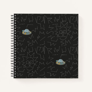 Cuaderno RICK AND MORTY™   Patrón de constelación de Ri