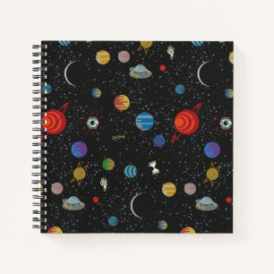 Cuaderno RICK AND MORTY™   Patrón de espacio