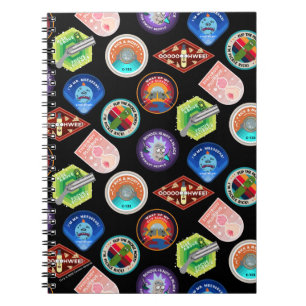 Cuaderno RICK AND MORTY™ Patrón de parches en el espacio