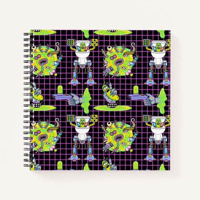 Cuaderno RICK AND MORTY™ | Patrón de portal de Rick (Anverso)