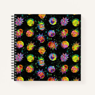 Cuaderno RICK AND MORTY™ Patrón De Swirl Psicodélico