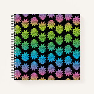 Cuaderno RICK AND MORTY™ Patrón Rainbow Rick Head