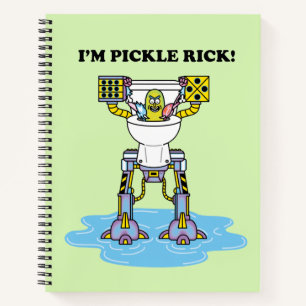 Cuaderno RICK AND MORTY™ Pickle Rick Toilet Mech