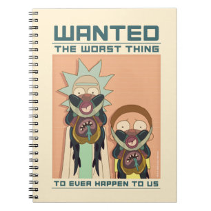 Cuaderno RICK AND MORTY™ Poster de Glorzo Wanted