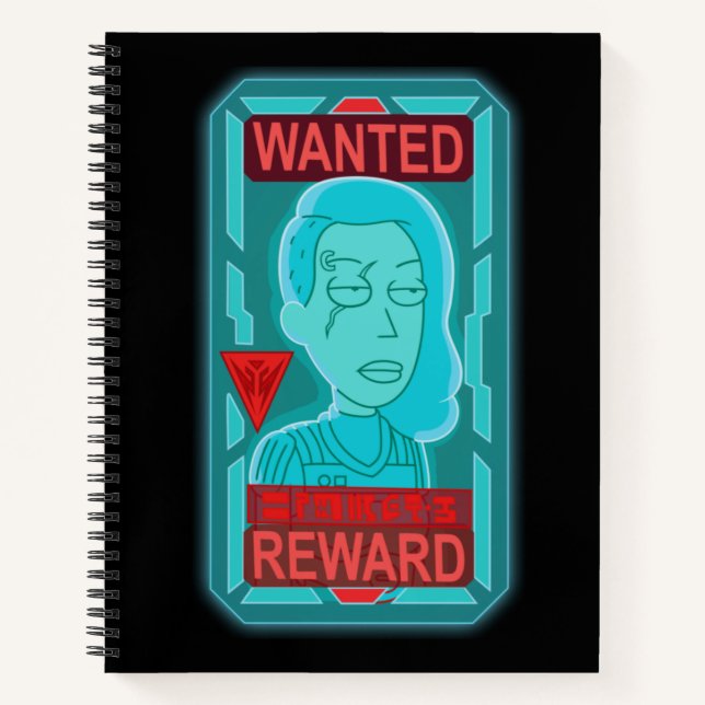 Cuaderno RICK AND MORTY™ | Poster de Space Beth Wanted (Anverso)