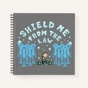 Cuaderno RICK AND MORTY™   Protegerme De La Ley